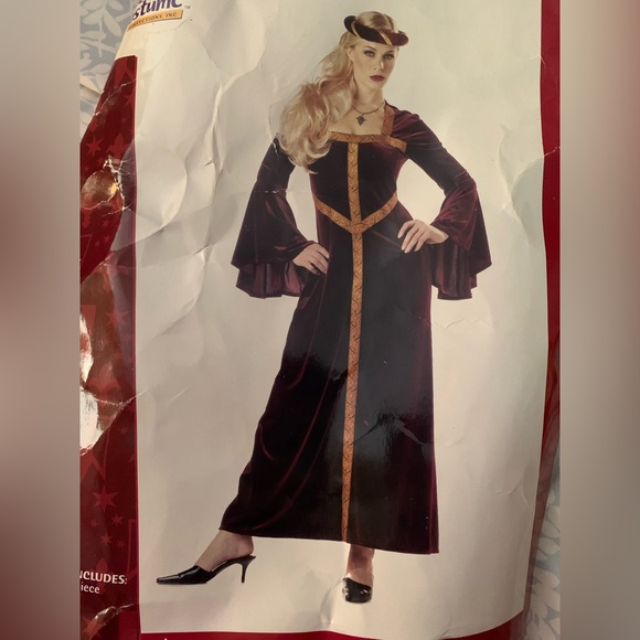 Majestic Long Sleeve Burgundy Dress - Picture 1 of 1